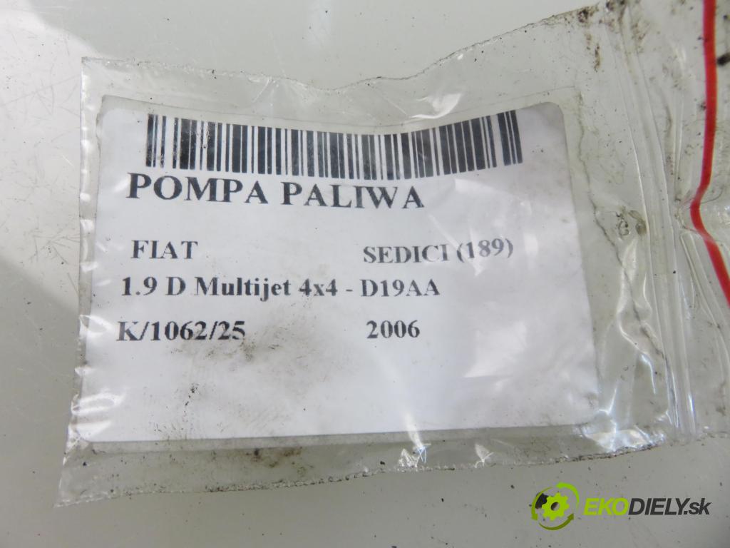 FIAT SEDICI (189_) CROSSOVER 2006 88,00 1.9 D Multijet 120 4x4 - D19AA 1910,00 pumpa paliva 