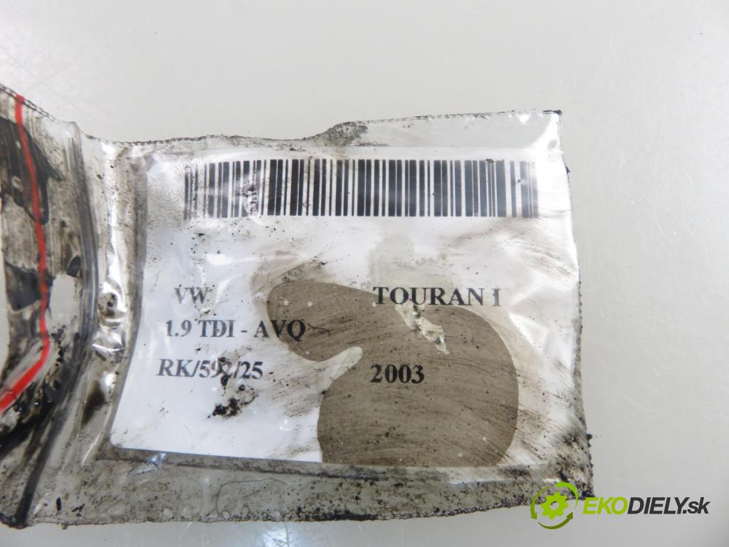 VW TOURAN (1T1, 1T2) MINIVAN 2003 74,00 1.9 TDI PD 100 - AVQ 1896,00 Vstrekovač 038130073AG (Vstrekovač paliva)