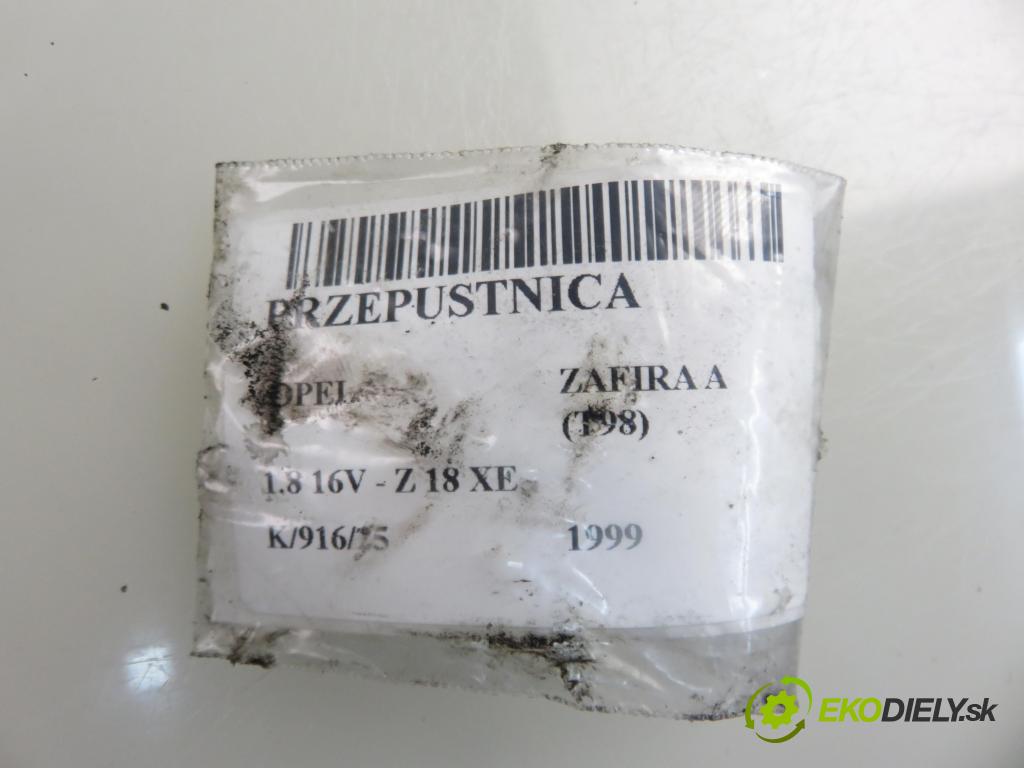 OPEL ZAFIRA A Nadwozie Wielkopojemne (MPV) (T98)  MINIVAN 1999 92,00 1.8 16V 125 - Z 18 XE 1796,00 Škrtiaca klapka 09128518 ; 5WS91703 (Škrtiaca klapka)