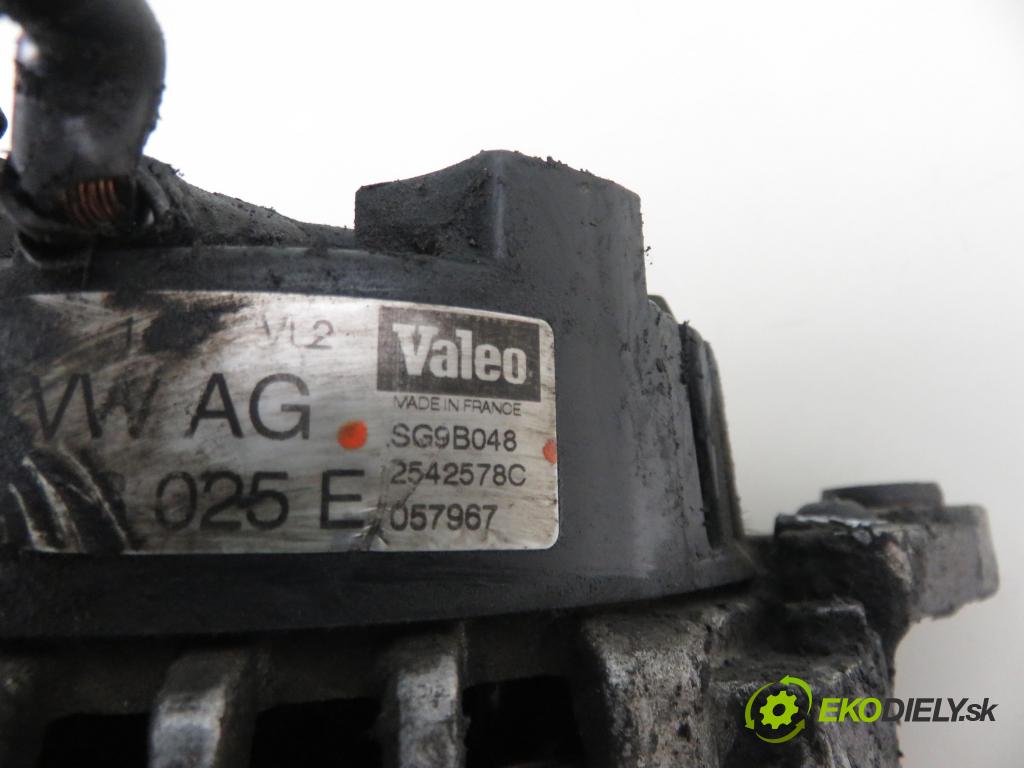 VW POLO (9N_) HB 2002 47,00 1.2 12V 64 - AZQ 1198,00 Alternátor SG9B048 (Alternátor)