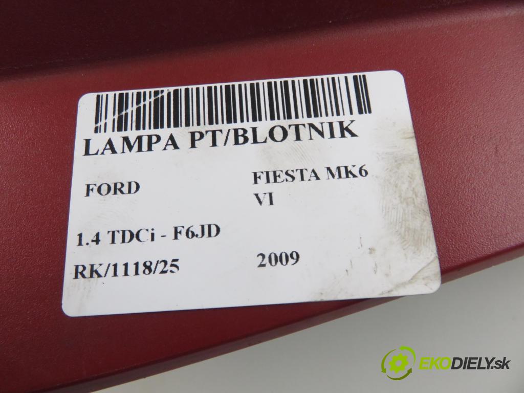 FORD FIESTA VI (CB1,CCN) HB 2009 51,00 1.4 TDCi - F6JD 1399,00 Svetlo pravé zadné 8A6113404A