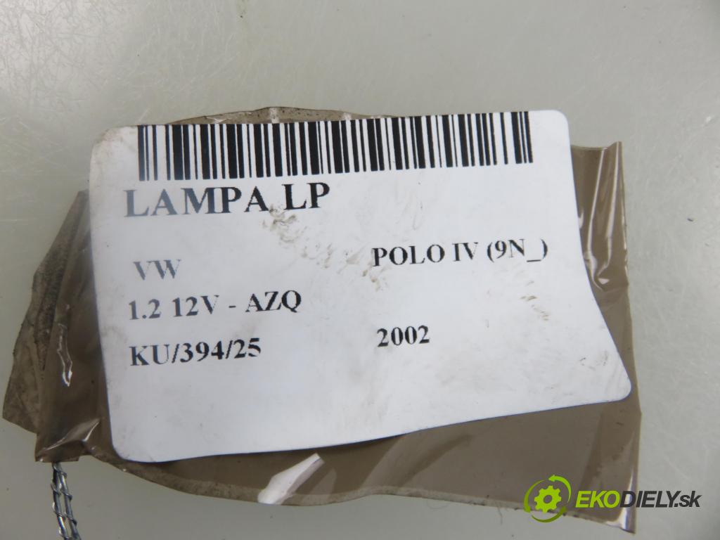 VW POLO (9N_) HB 2002 47,00 1.2 12V 64 - AZQ 1198,00 Svetlo LP 0301190201