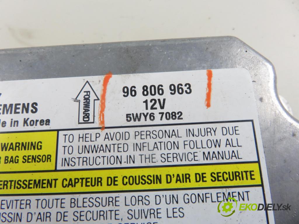 CHEVROLET AVEO / KALOS liftback (T250, T255) HB 2008 74,00 1.4 - 101  F14D4 1399,00 MODUL air BAG 98806963