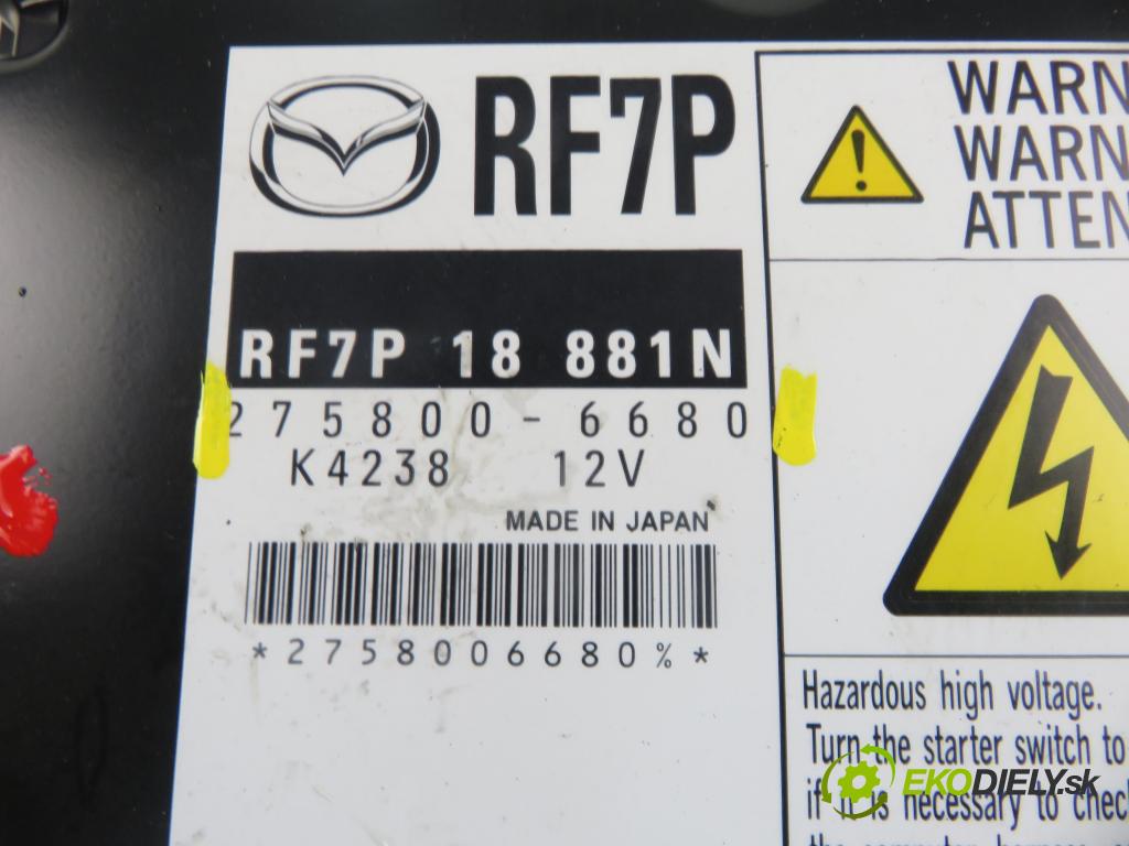 MAZDA 5 (CR19) VAN 2006 105,00 2.0 MZR-CD 143 - RF7J 1998,00 Riadiaca jednotka Motor 2758006680