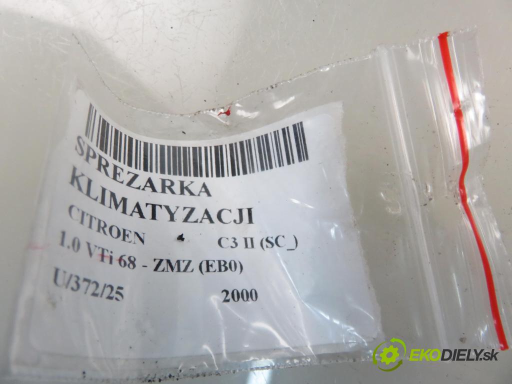 CITROEN C3 II (SC_) HB 2000 50,00 1.0 VTi 68 - ZMZ (EB0) 999,00 KOMPRESOR: klimatizácie 9672247080 (Kompresor klimatizácie)