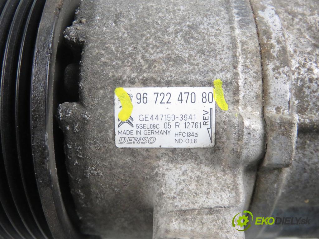 CITROEN C3 II (SC_) HB 2000 50,00 1.0 VTi 68 - ZMZ (EB0) 999,00 KOMPRESOR: klimatizácie 9672247080 (Kompresor klimatizácie)