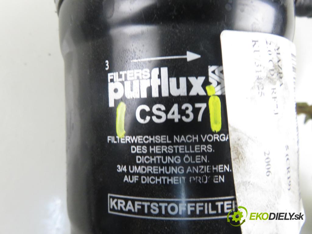 MAZDA 5 (CR19) VAN 2006 105,00 2.0 MZR-CD 143 - RF7J 1998,00 Obal filtra paliva CS437 (Obal palivového filtra)