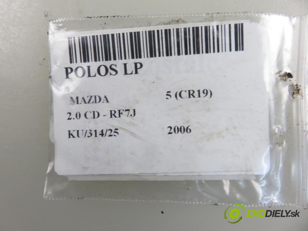 MAZDA 5 (CR19) VAN 2006 105,00 2.0 MZR-CD 143 - RF7J 1998,00 Poloos LP 2C006215