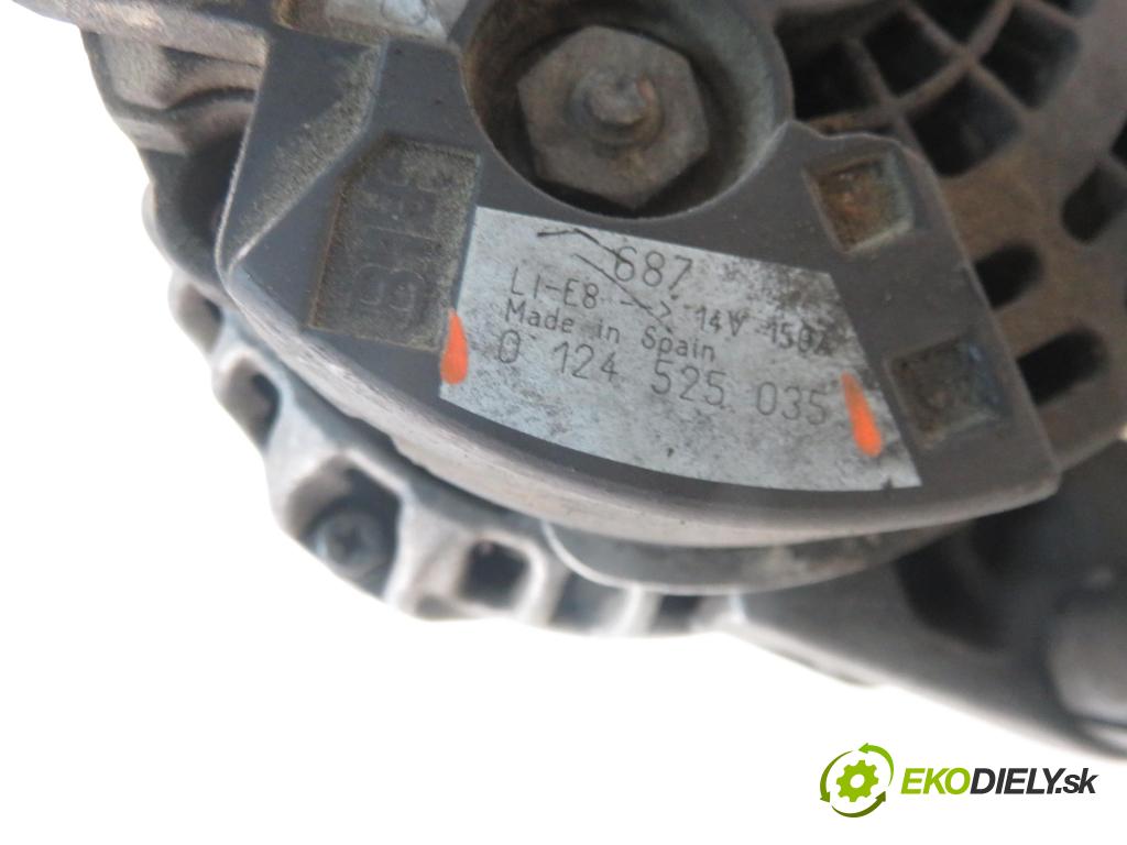 CITROEN BERLINGO / BERLINGO FIRST nadwozie wielkoprzestrzenne (MPV) KOMBIVAN 2006 66,00 1.6 HDI 90 - 9HX (DV6ATED4) 1560,00 Alternátor 9646321880 ; 0124525035 (Alternátor)