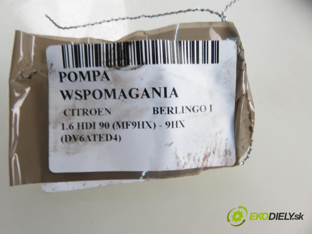CITROEN BERLINGO / BERLINGO FIRST nadwozie wielkoprzestrzenne (MPV) KOMBIVAN 2006 66,00 1.6 HDI 90 - 9HX (DV6ATED4) 1560,00 Pumpa servočerpadlo  (Servočerpadlo)