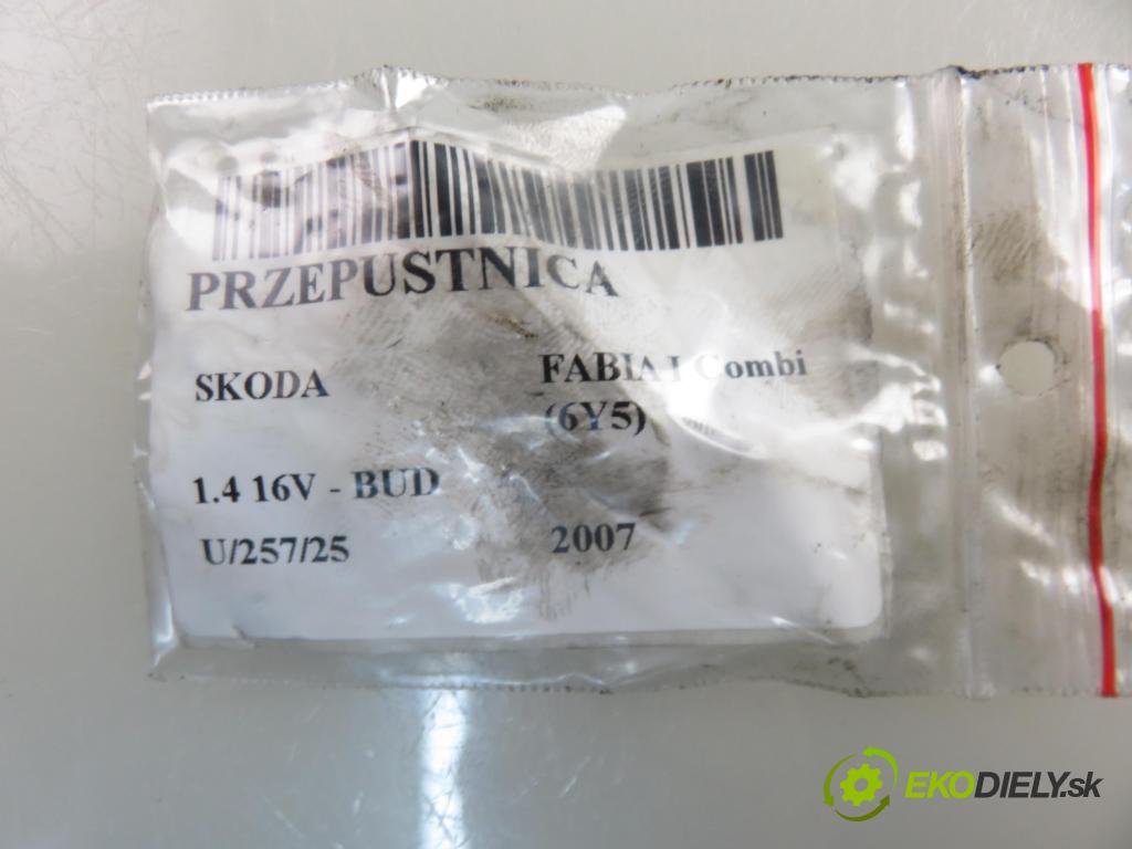 SKODA FABIA I Combi (6Y5) KOMBI 2007 59,00 1.4 16V - BUD 1390,00 Škrtiaca klapka 03C133062C ; A2C53030936 (Škrtiaca klapka)