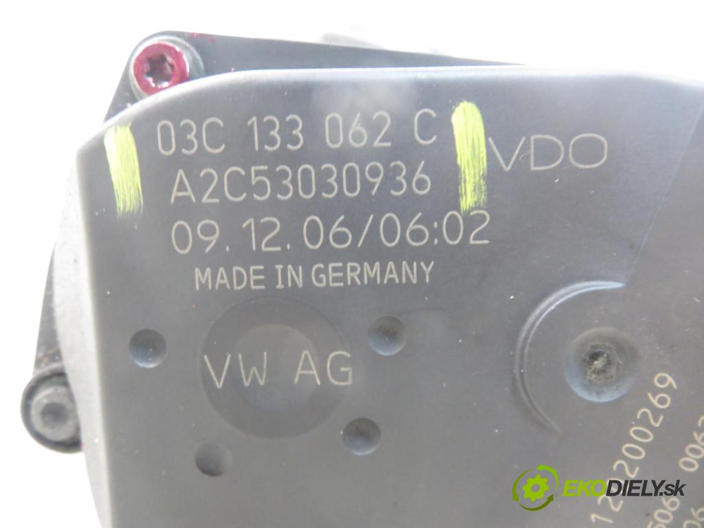 SKODA FABIA I Combi (6Y5) KOMBI 2007 59,00 1.4 16V - BUD 1390,00 Škrtiaca klapka 03C133062C ; A2C53030936 (Škrtiaca klapka)