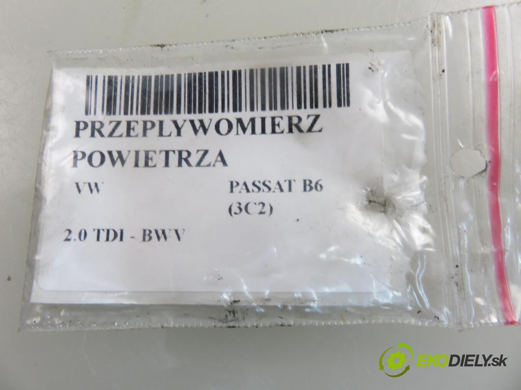 VW PASSAT B6 (3C2) SEDAN 2006 88,00 2.0 TDI - BWV 1968,00 váha vzduchu vzduchu F00C2G2055