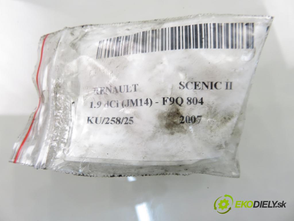 RENAULT SCENIC II (JM0/1_) MINIVAN 2007 0,00 1.9 dCi (JM14) - F9Q 804 1870,00 vstrekovač 8200389369 ; 0445110230 (Vstrekovač paliva)