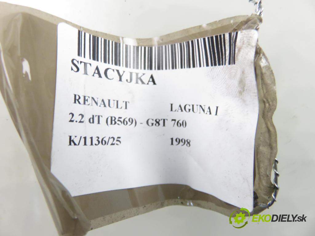 RENAULT LAGUNA I (B56_, 556_) LIFTBACK 1998 83,00 2.2 dT (B569) - G8T 760 2188,00 spínačka  (Spínací skříňka)