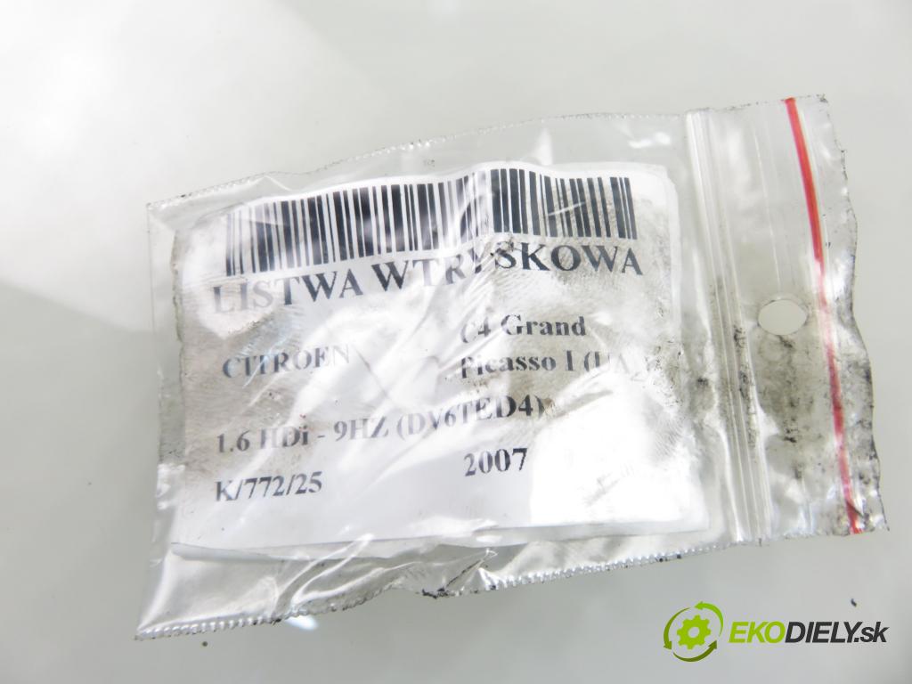 CITROEN C4 Grand Picasso I (UA_) MINIVAN 2007 80,00 1.6 HDi - 9HZ (DV6TED4) 1560,00 Lišta vstrekovacia 965492680 ; 9655465480 (Vstrekovacia lišta)