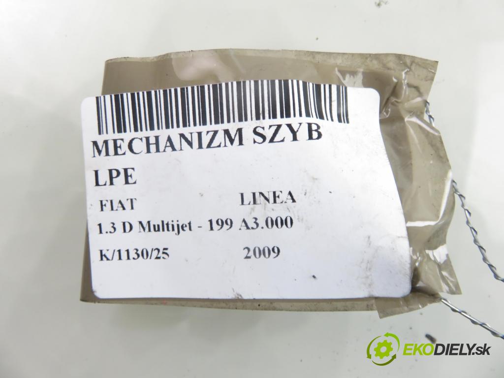 FIAT LINEA (323_) SEDAN 2009 66,00 1.3 D Multijet 90 1248,00 mechanismus oken 