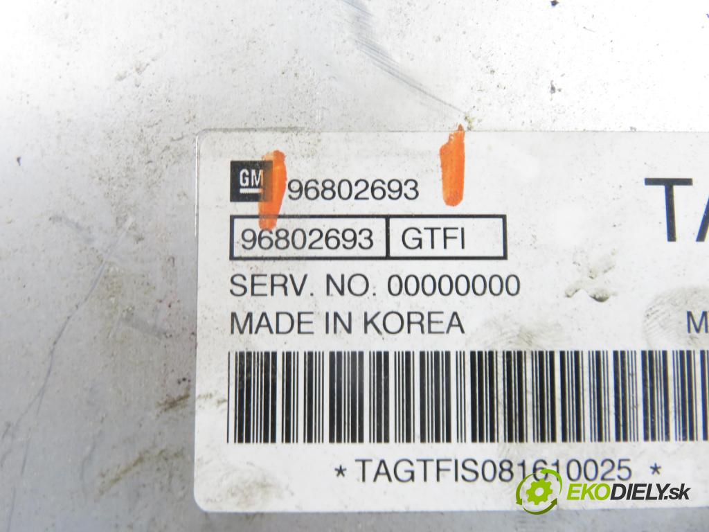 CHEVROLET AVEO / KALOS liftback (T250, T255) HB 2008 74,00 1.4 - 101 F14D4 1399,00 Riadiaca jednotka Motor 96802693