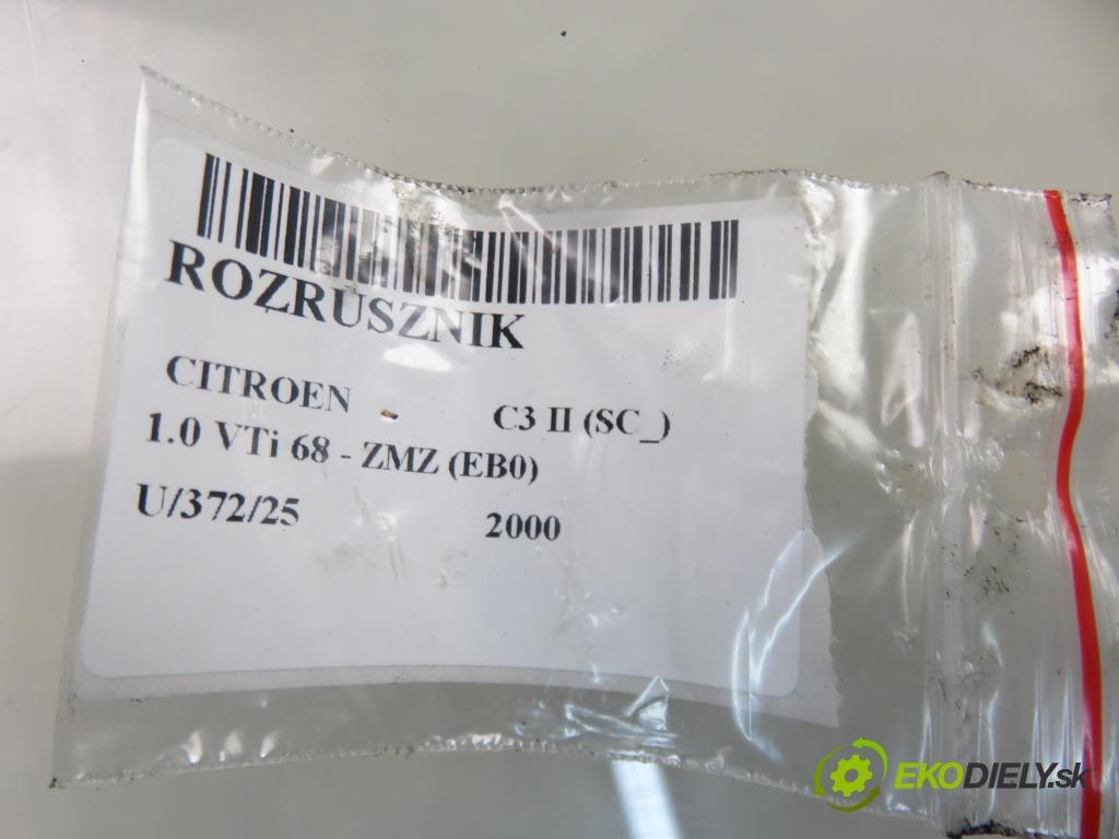 CITROEN C3 II (SC_) HB 2012 50,00 1.0 VTi 68 - ZMZ (EB0) 999,00 Štartér 9671530880 ; 4280008331 (Štartér)