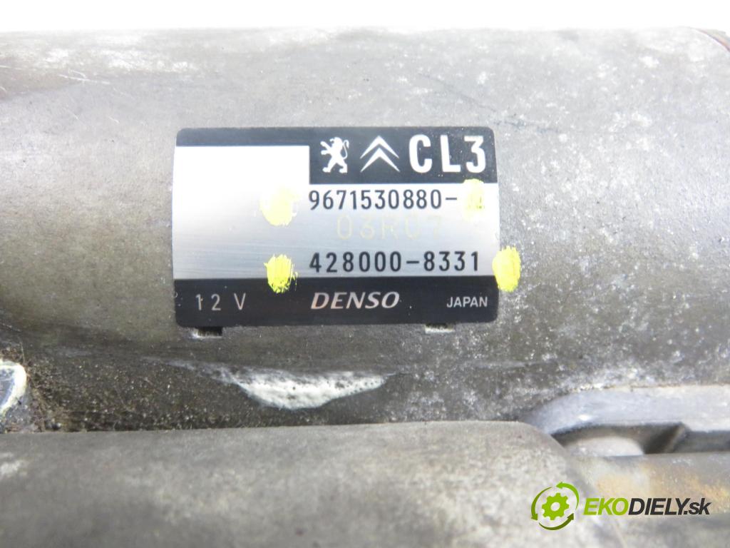 CITROEN C3 II (SC_) HB 2012 50,00 1.0 VTi 68 - ZMZ (EB0) 999,00 Štartér 9671530880 ; 4280008331 (Štartér)