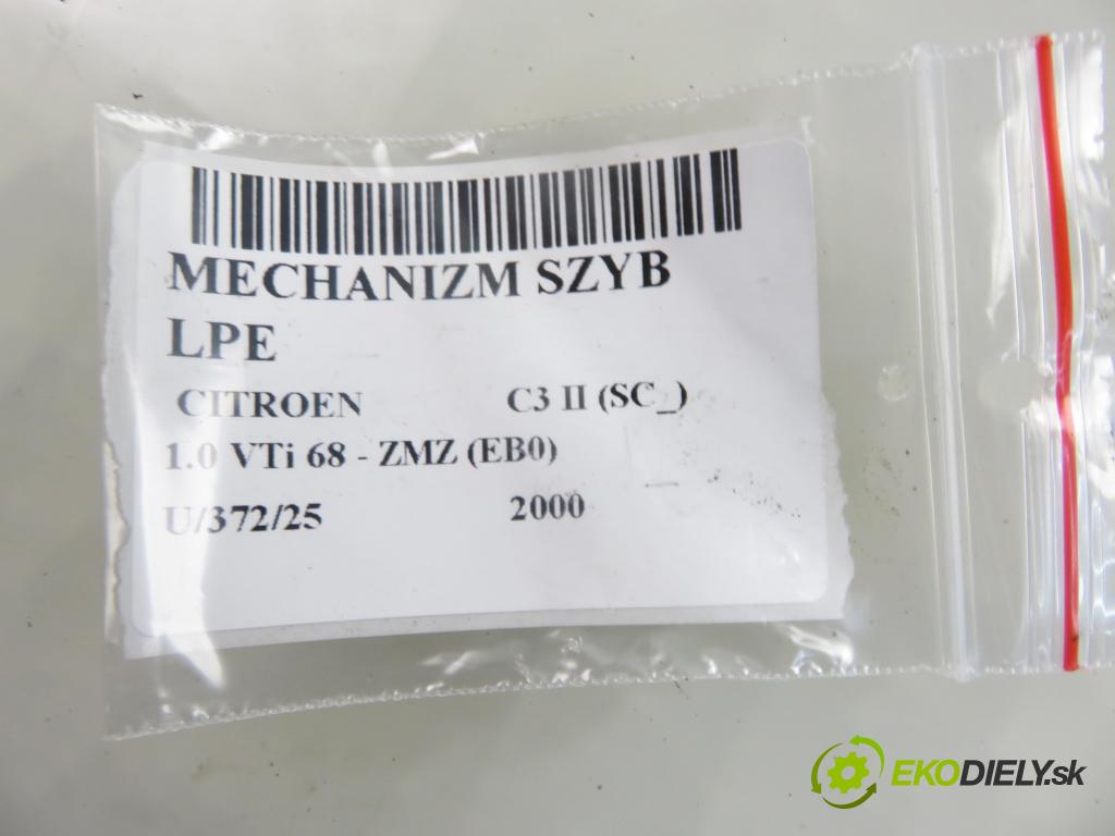CITROEN C3 II (SC_) HB 2000 50,00 1.0 VTi 68 - ZMZ (EB0) 999,00 mechanismus oken 402217F