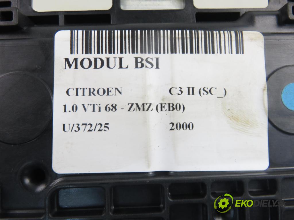 CITROEN C3 II (SC_) HB 2000 50,00 1.0 VTi 68 - ZMZ (EB0) 999,00 MODUL BSI 9667199680