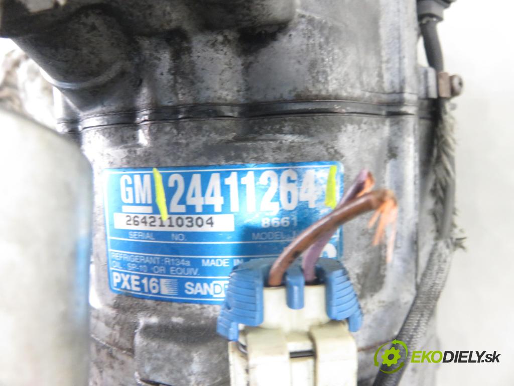 OPEL VECTRA C Kombi (Z02) KOMBI 2004 155,00 3.2 V6 - Z 32 SE 3175,00 KOMPRESOR: klimatizácie 24411264 (Kompresor klimatizácie)