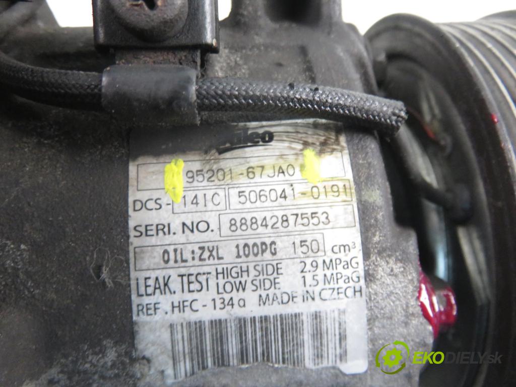 SUZUKI GRAND VITARA II (JT, TE, TD) SUV 2010 95,00 1.9 DDiS 129 - F9Q B 264 1870,00 KOMPRESOR: klimatizácie 9520167JA0 (Kompresor klimatizácie)