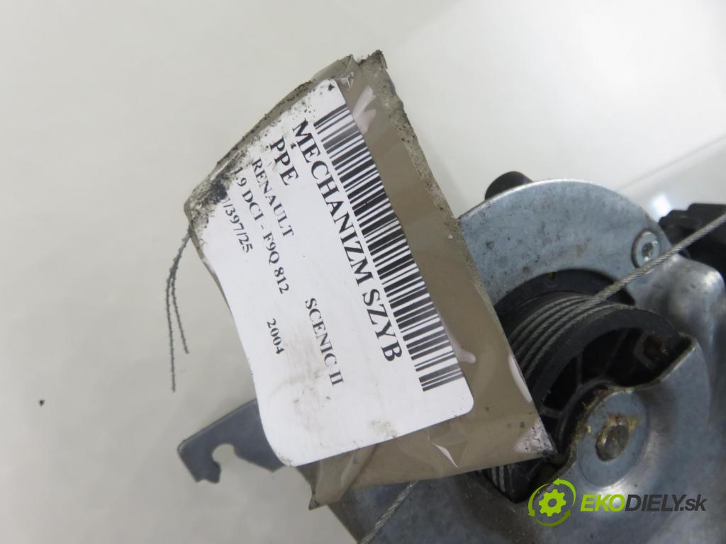 RENAULT SCENIC II (JM0/1_) MINIVAN 2004 88,00 1.9 DCI - F9Q 812 1870,00 mechanismus oken PPE