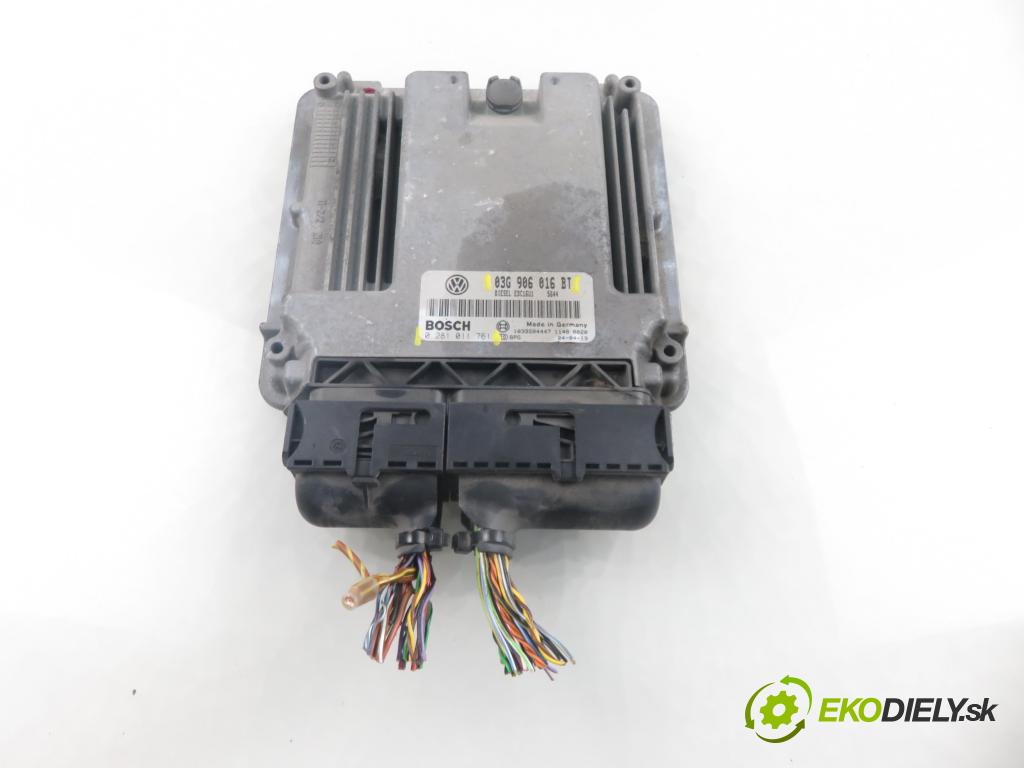 VW TOURAN (1T1, 1T2) MINIVAN 2004 74,00 1.9 TDI PD 100 - AVQ 1896,00 Riadiaca jednotka Motor 03G906016BT ; 0281011761