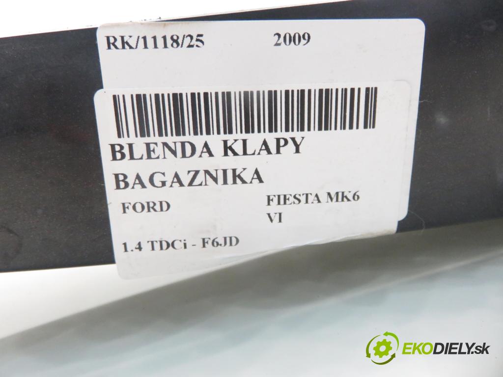 FORD FIESTA VI (CB1,CCN) HB 2009 51,00 1.4 TDCi - F6JD 1399,00 zadní část - čelo dveří kufr 8A61A43404