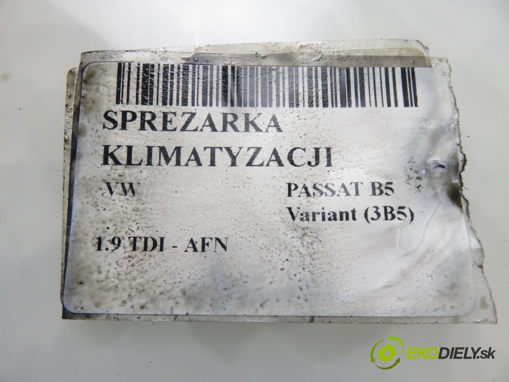 VW PASSAT B5 Variant (3B5) KOMBI 1998 81,00 1.9 TDI 110 - AFN 1896,00 KOMPRESOR: klimatizácie 5062310500 ; 8D0260805D (Kompresor klimatizácie)