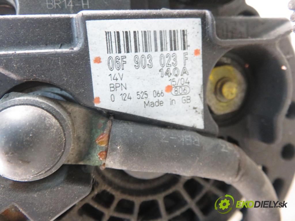 VW TOURAN (1T1, 1T2) MINIVAN 2004 74,00 1.9 TDI PD 100 - AVQ 1896,00 Alternátor 06F903023F ; 0124525066 (Alternátor)