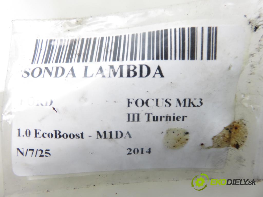 FORD FOCUS III Turnier KOMBI 2014 92,00 1.0 EcoBoost 125 - M1DA 998,00 sonda lambda BV6A9Y460AA ; 0258017291 (Lambda sonda)