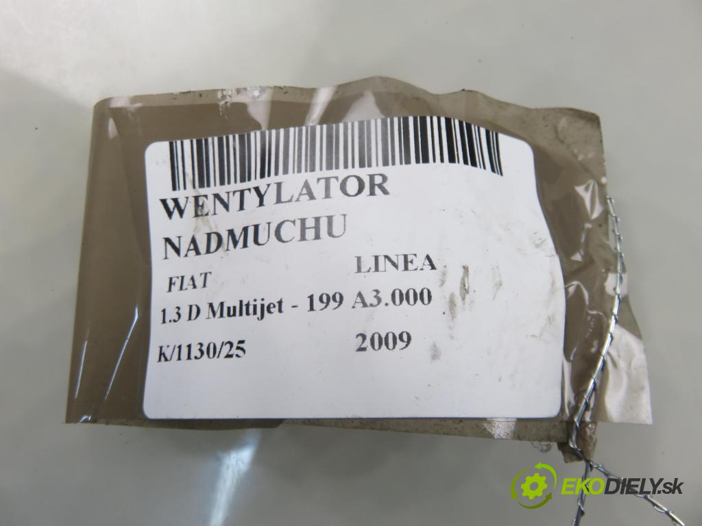FIAT LINEA (323_) SEDAN 2009 66,00 1.3 D Multijet 90 1248,00 ventilátor větráku 507730100 ; 507830100
