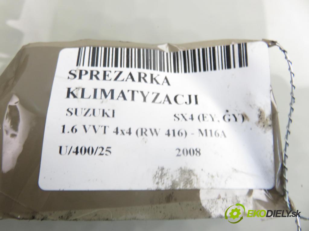 SUZUKI SX4 (EY, GY) CROSSOVER 2008 79,00 1.6 VVT 4x4 (RW 416) 107 - M16A 1586,00 KOMPRESOR: klimatizácie AKC201A083A ; MSC60CAS (Kompresor klimatizácie)