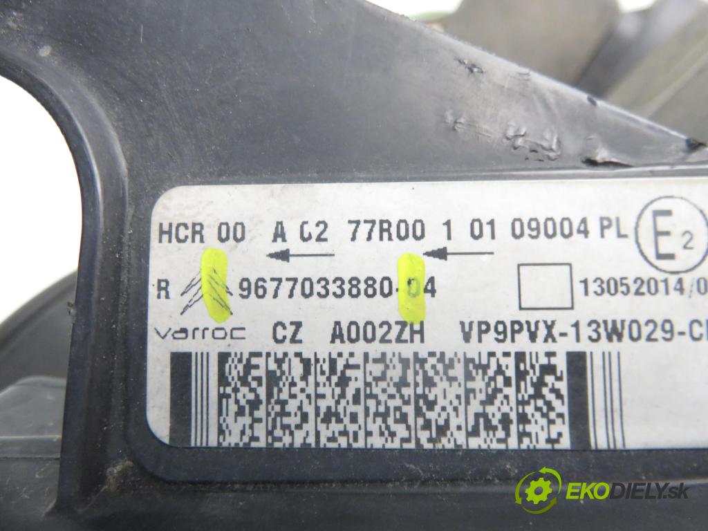 CITROEN C3 II (SC_) HB 2000 50,00 1.0 VTi 68 - ZMZ (EB0) 999,00 Svetlo PP 9677033880