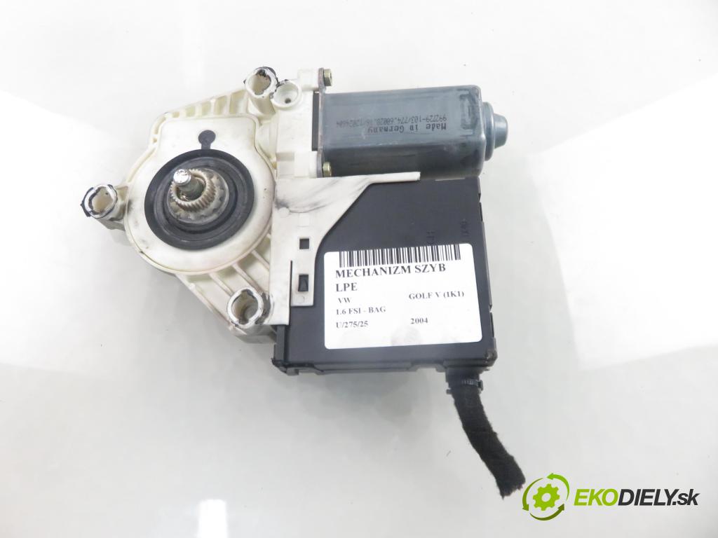 VW GOLF V (1K1) HB 2004 85,00 1.6 FSI - BAG 1598,00 motorek sťahovaní oken LP 1K0959793C