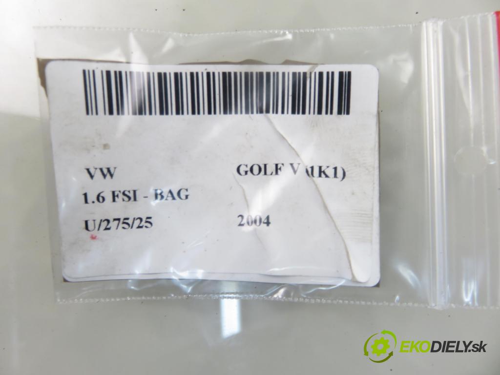 VW GOLF V (1K1) HB 2004 85,00 1.6 FSI - BAG 1598,00 Brzdič strmeň pravé zadné 