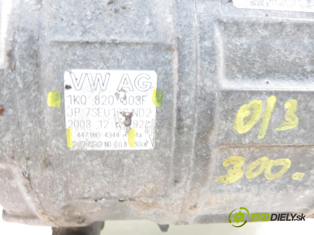 VW GOLF V (1K1) HB 2004 55,00 1.4 16V - BCA 1390,00 KOMPRESOR: klimatizácie 1K0820803F ; 4471804344 (Kompresor klimatizácie)