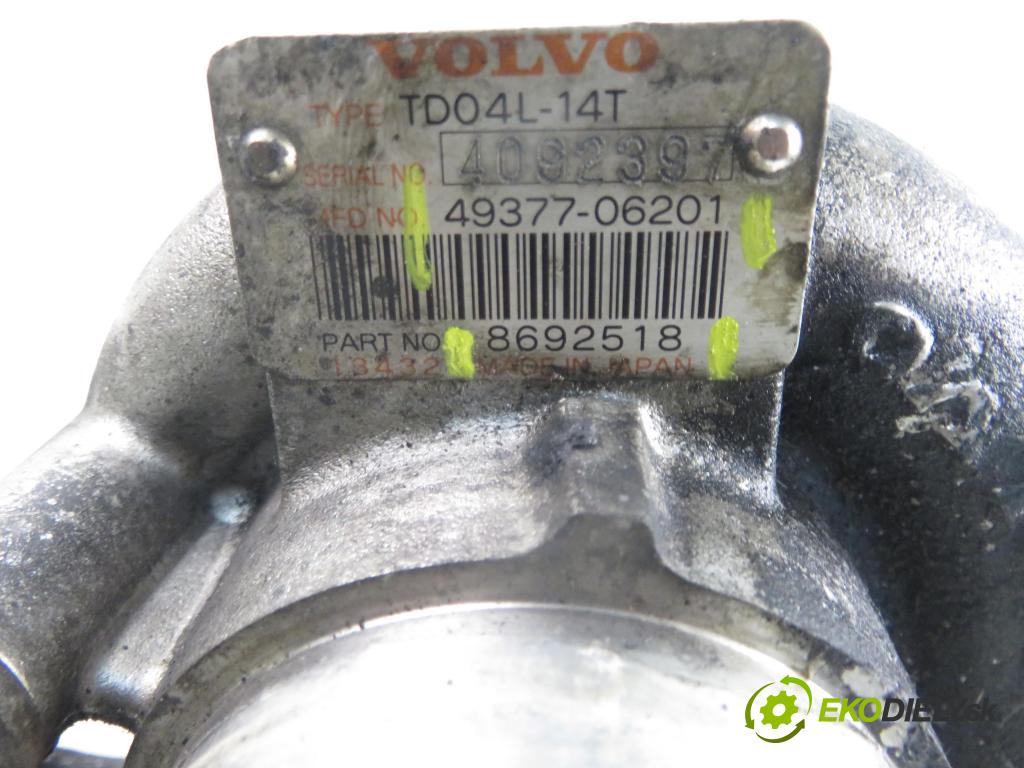 VOLVO V70 II SW (285) KOMBI 2004 154,00 2.5 T AWD 209 - B 5254 T2 2521,00 Turbodúchadlo 8692518 ; 4937706201 (Turbodúchadlo (kompletné))