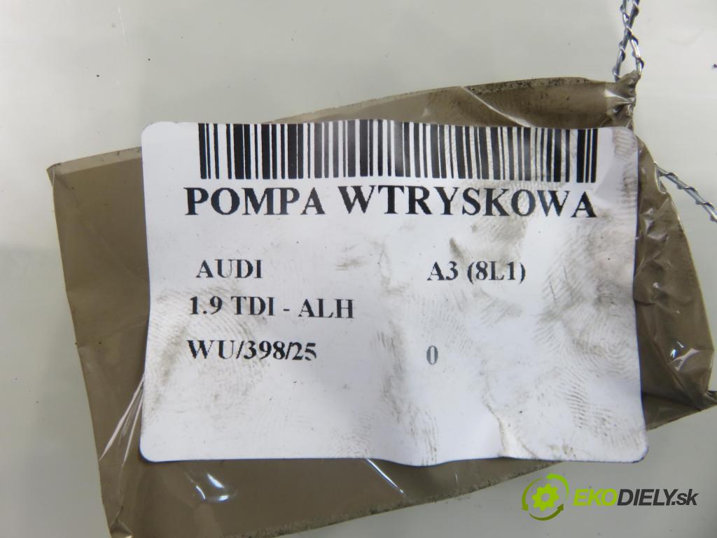 AUDI A3 (8L1) HB 1997 66,00 1.9 TDI - AGR 1896,00 Pumpa vstrekovacia 0460404977 ; 038130107D (Vstrekovacie čerpadlo)