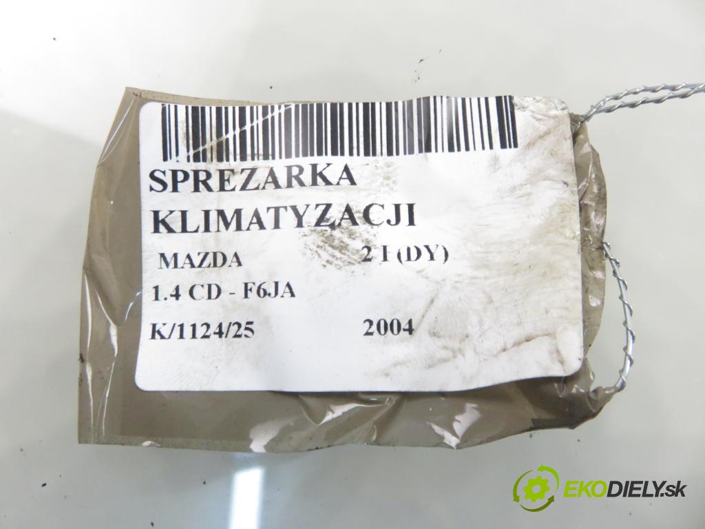 MAZDA 2 (DY) HB 2004 50,00 1.4 CD - F6JA 1399,00 KOMPRESOR: klimatizácie  (Kompresor klimatizácie)