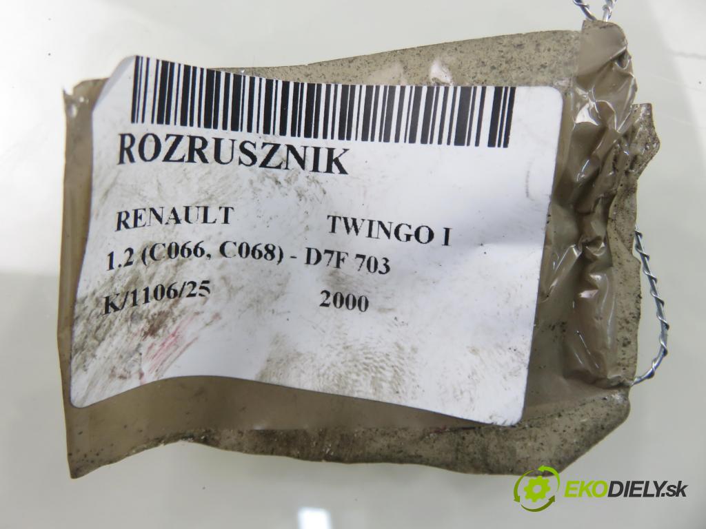 RENAULT TWINGO I (C06_) HB 2000 43,00 1.2 (C066, C068) - D7F 703 1149,00 Štartér 0001116001 (Štartér)