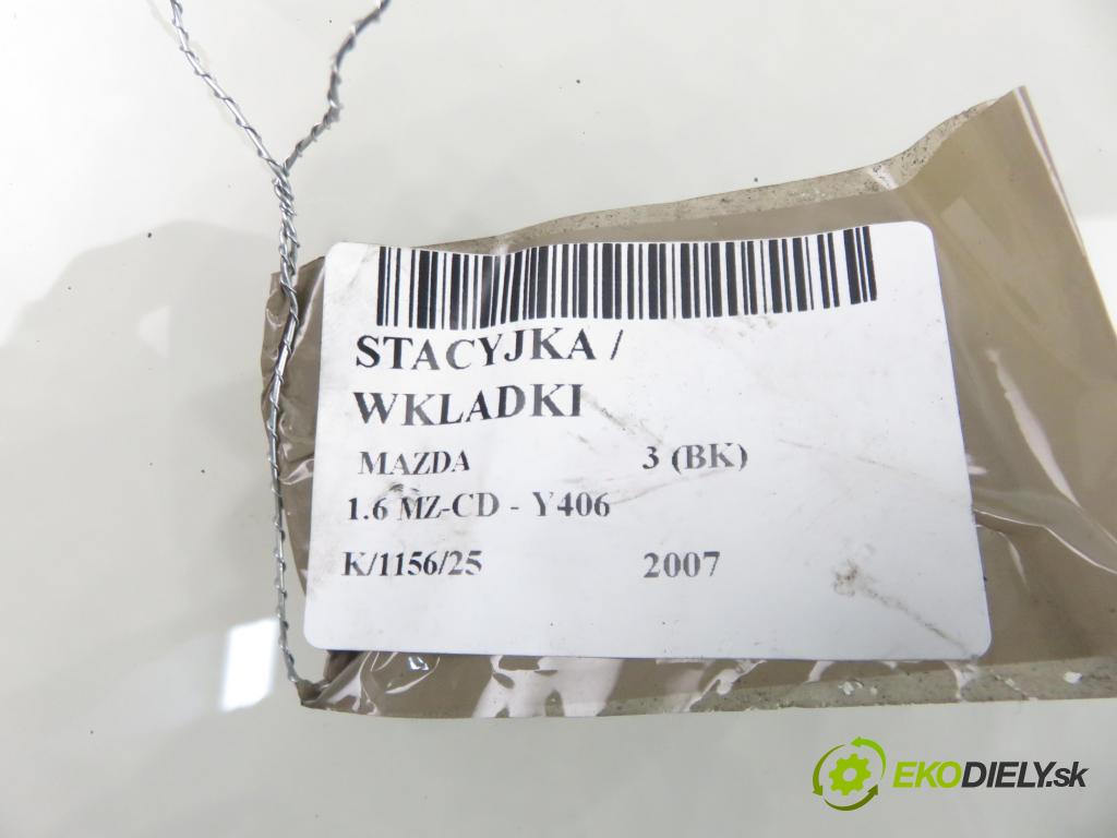 MAZDA 3 (BK) HB 2007 66,00 1.6 MZ-CD - Y406 1560,00 spinačka 3M513F880AC (Spínacia skrinka)