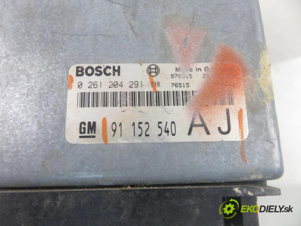 OPEL FRONTERA A Sport (5_SUD2) TERENOWY 1997 85,00 2.0 i (52SUD2, 55SUD2) - X 20 SE 1998,00 Riadiaca jednotka Motor 0261204291 ; 91152540AJ