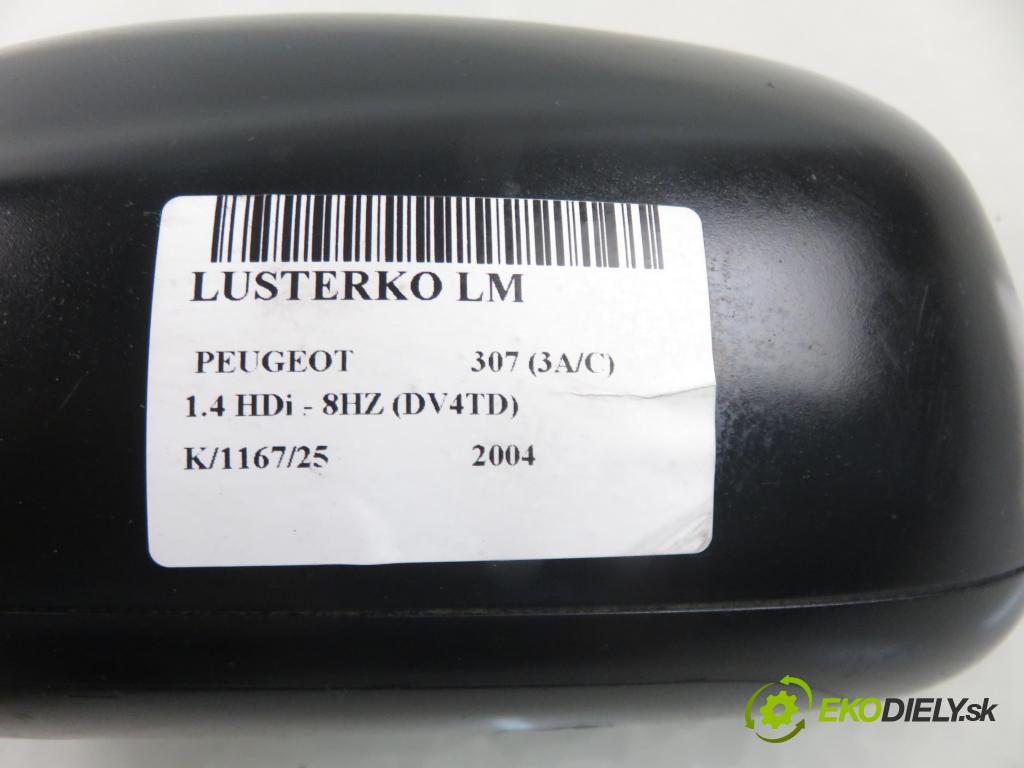 PEUGEOT 307 (3A/C) HB 2004 50,00 1.4 HDi - 8HZ (DV4TD) 1398,00 Spätné zrkadlo