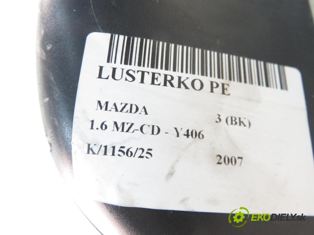 MAZDA 3 (BK) HB 2007 66,00 1.6 MZ-CD - Y406 1560,00 zpětné zrcátko 