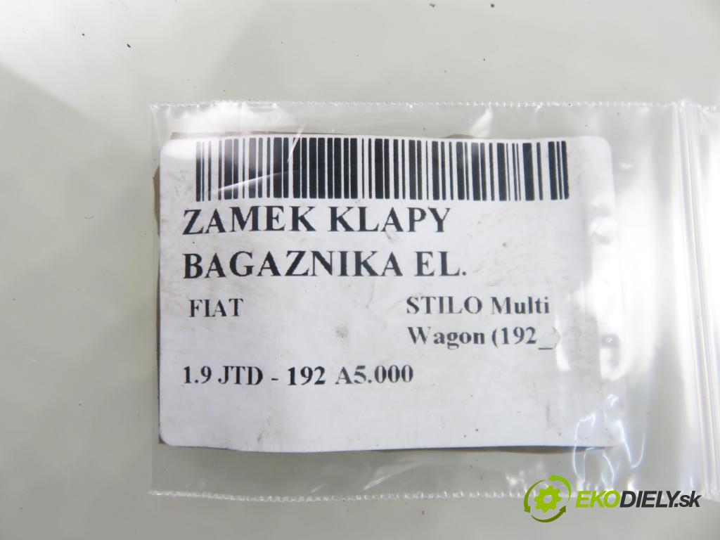 FIAT STILO Multi Wagon (192_) KOMBI 2004 103,00 1.9 JTD 16V 140 - 192 A5.000 1910,00 zámok dveří kufr EL. 65006100