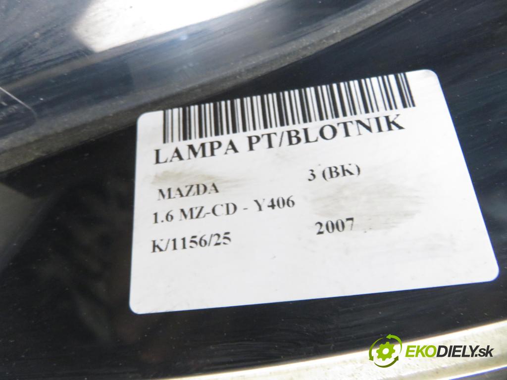 MAZDA 3 (BK) HB 2007 66,00 1.6 MZ-CD - Y406 1560,00 světlo pravé zadní
